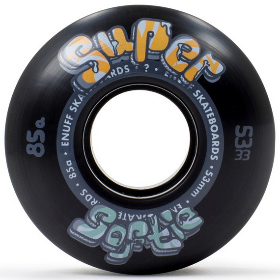 ENUFF Super Softie Skateboardová kolečka 53 mm černá