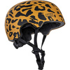 Skateboardová helma NKX Brain Saver Leopard Black and Brown