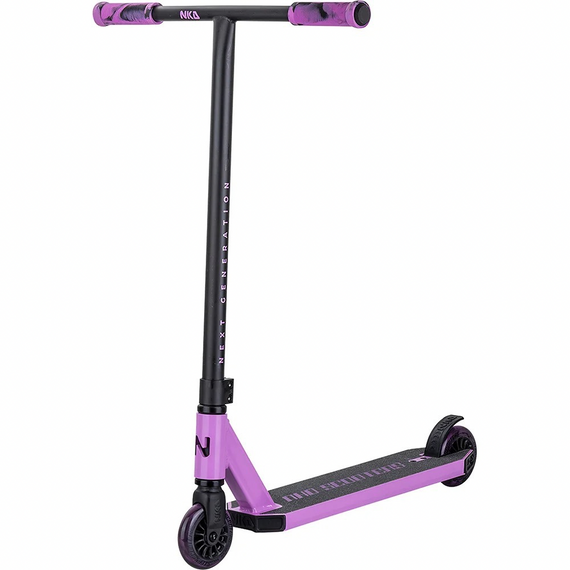 Hulajnoga Wyczynowa Aluminiowa Lekka dla młodych riderów NKD Next Generation Fioletowy wys. 79,4 cm