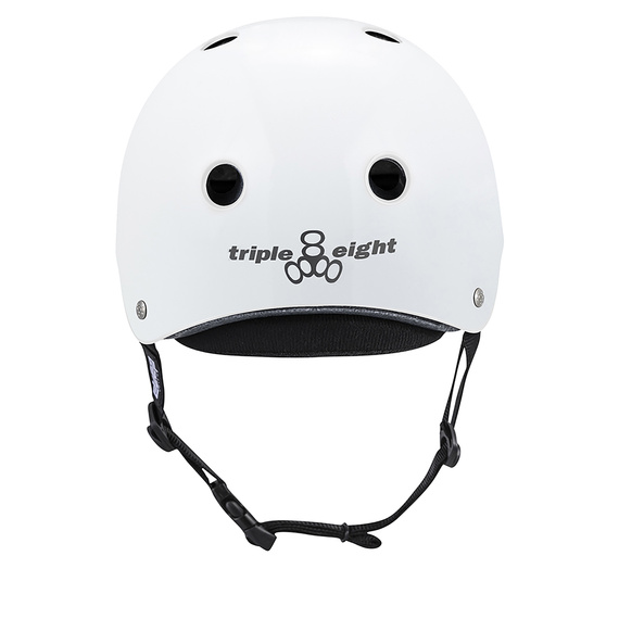 Přilba Triple Eight Deep Cover White Gloss