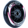 Story Inline brusle Rollerblade ložisková kolečka černá růžová 64 mm (8 ks).)