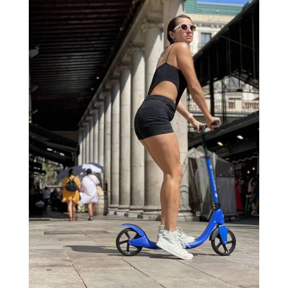 Městská dopravní koloběžka Story Big Wheel Advanced Foldable Scooter Purple 230/200 mm