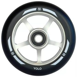 Union Yolo Pro Scooter Wheel Black Silver 100 mm