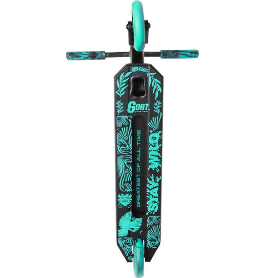 NKD GOAT Stunt scooter Černá a mátová wys. 83 cm