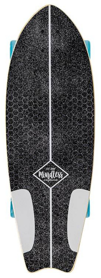 Mindless Surf Skate Fish Tail White 29,5" prkno