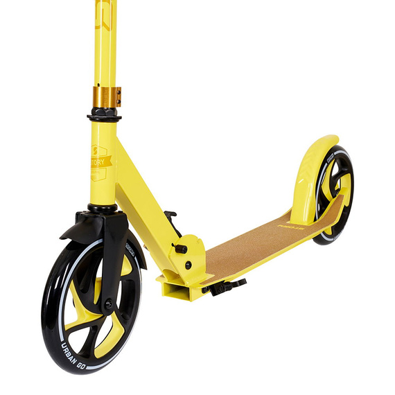 Přepravní koloběžka s velkými koly Story Urban GO! Žlutý