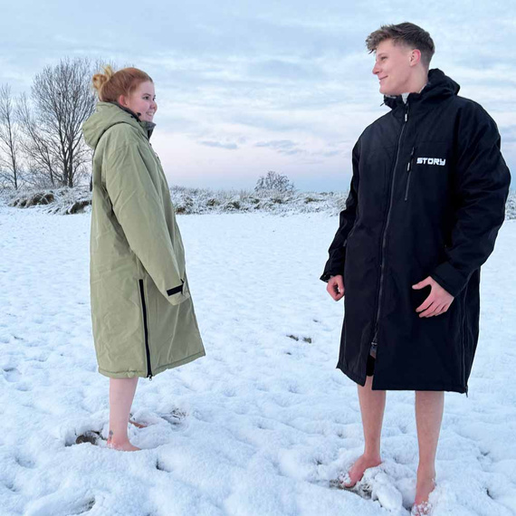 Pončo Pončo bunda Story Change Robe Army Green Military Green