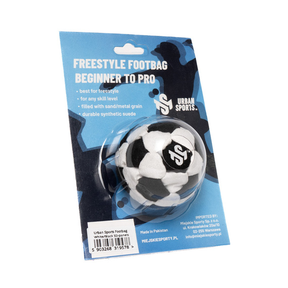 Zośka Footbag Urban Sports 32 panelů Černá a bílá