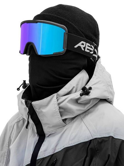 REKD Classic SnapFit Snow Goggle Kit Black/Chromatic Sapphire M/L snowboardové a lyžařské brýle