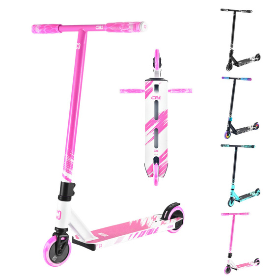 CORE CD1 Kompletní kaskadérská koloběžka modrá/černá wys. 81 cm