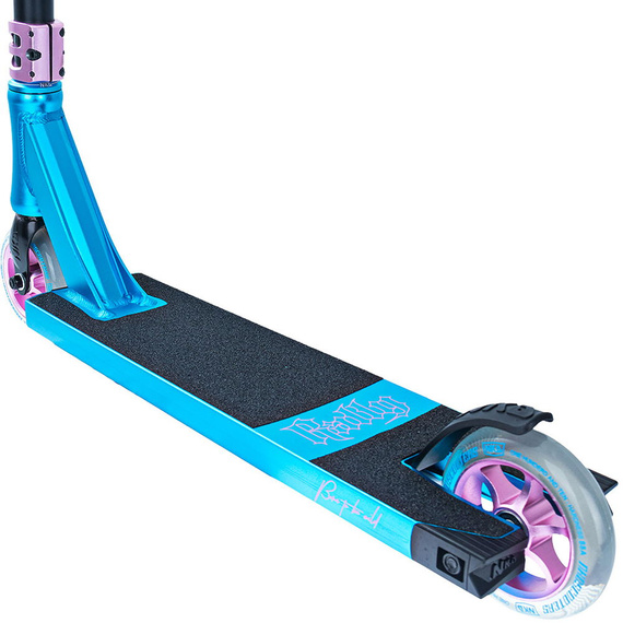 Výkonnostní skútr NKD Rally V4 XS Black Teal wys. 73 cm