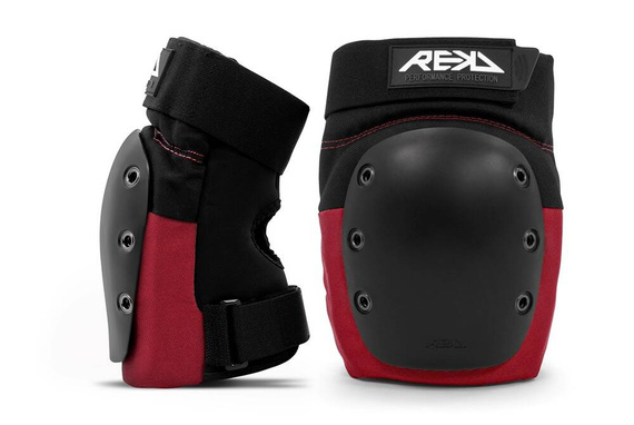 Ochraniacze REKD Ramp Knee Pads Czarno Czerwony