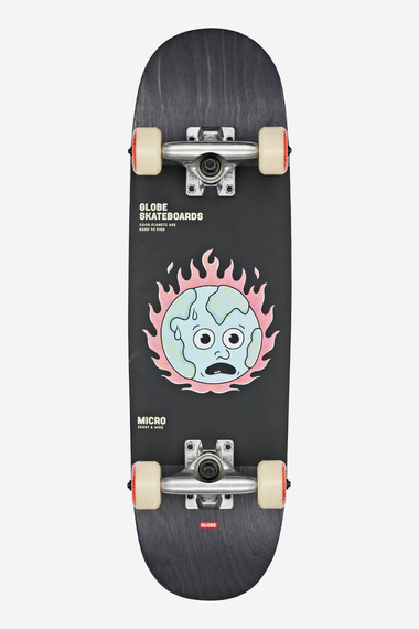 Dětský skateboard GLOBE Softie Micro - Black/In Flames 7.125"