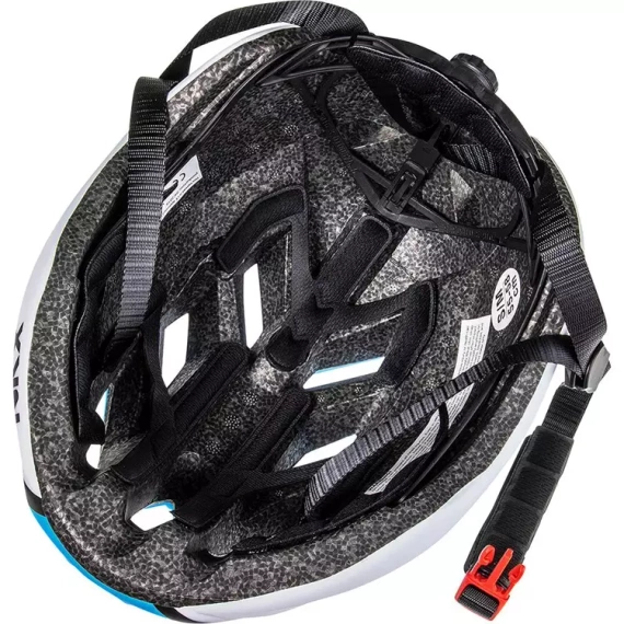 NKX Městská cyklistická přilba bílá/modrá 