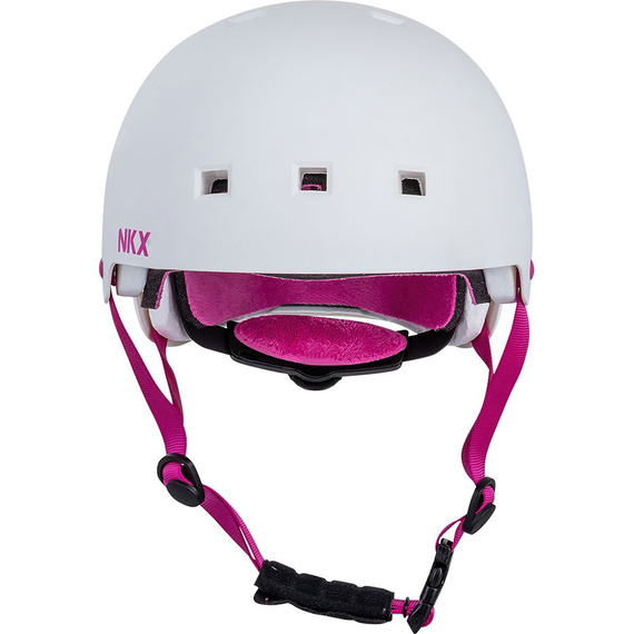 NKX Brain Saver Flower Pink Skateboardová helma