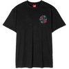 SANTA CRUZ Dressen Rose Crew Two T-Shirt Black