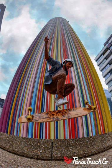 Longboardové trucky Paris V3 180 mm 50° Longboardové trucky Purple Tide