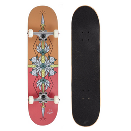 ENUFF FLASH Complete Red/Orange Skateboard 8.0"