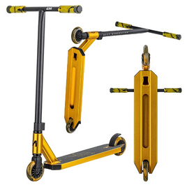 Hliníková lehká koloběžka pro mladé jezdce NKD Next Generation Stunt Gold wys. 79,4 cm