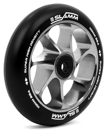 Kolečko koloběžky Slamm Team Black Silver 110 mm (1 ks).)