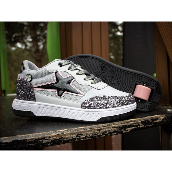 Breezy Rollers Star Silver Grey Boty