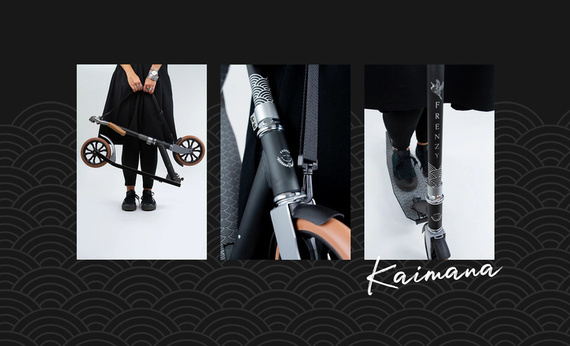 Městská koloběžka FRENZY 205mm Kaimana Blue