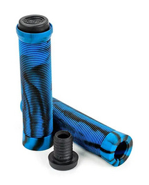 Gripy do hulajnogi SLAMM Pro Swirl bar grips 135mm Niebieskie