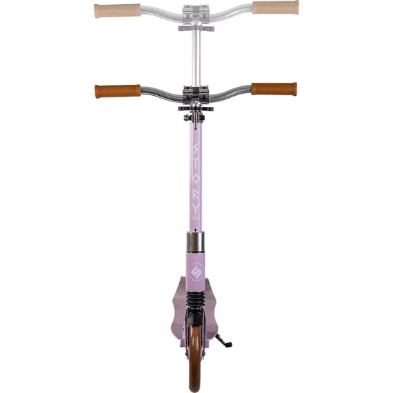 Příběh 70. let Světle fialový městský skútr