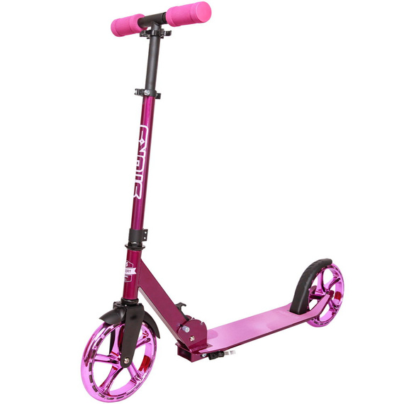 Přepravní koloběžka s velkými koly Story Urban GO! Fialová