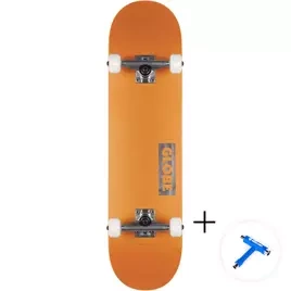 GLOBE Goodstock Neon Orange skateboard 8.125"