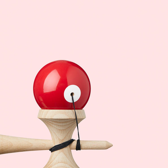 Kendama Krom POP LOL Czerwony