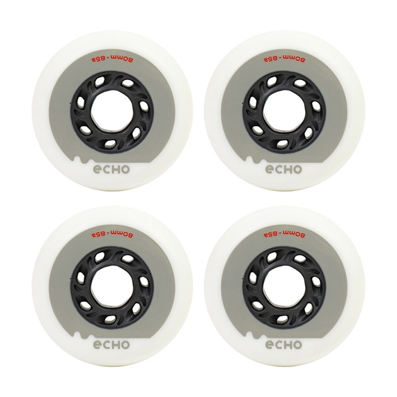 Echo Drift Wheels White/Cream 80 mm (4 ks) kolečka pro kolečkové brusle.)