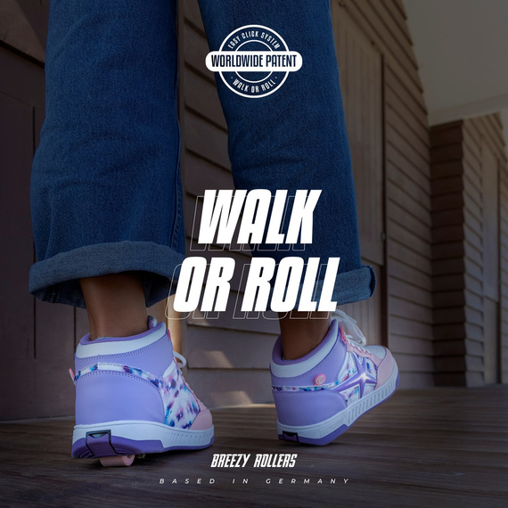 Breezy Rollers Skater boty White-Purple-Pink