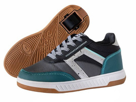 Breezy Rollers Kicks Turquoise-Grey-Black Boty