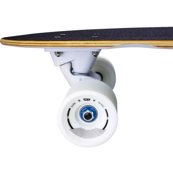 Surfskate Skateboard NKX Maverick Tahiti White-Blue 30"