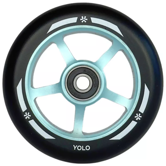 Union Yolo Pro Scooter Wheel Black/Blue 100 mm