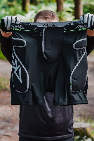 Spodenki ochronne REKD Energy Impact Shorts Czarne