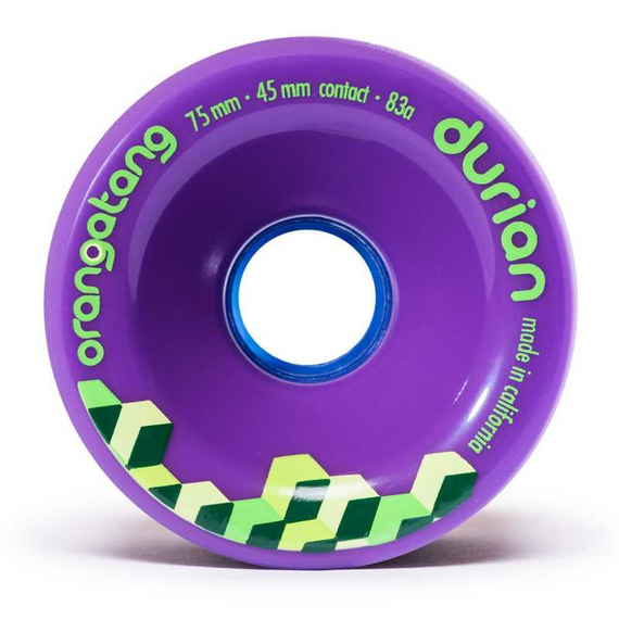 Orangatang Durian Longboard Wheels Purple 75mm 83A