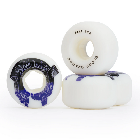 Kółka Blood Orange Street Raw Rounded Wheels Biały 56 mm 99A