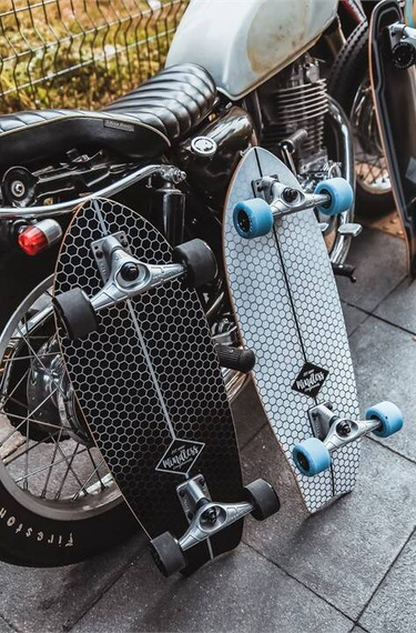 Mindless Surf Skate Fish Tail Black 29,5" prkno