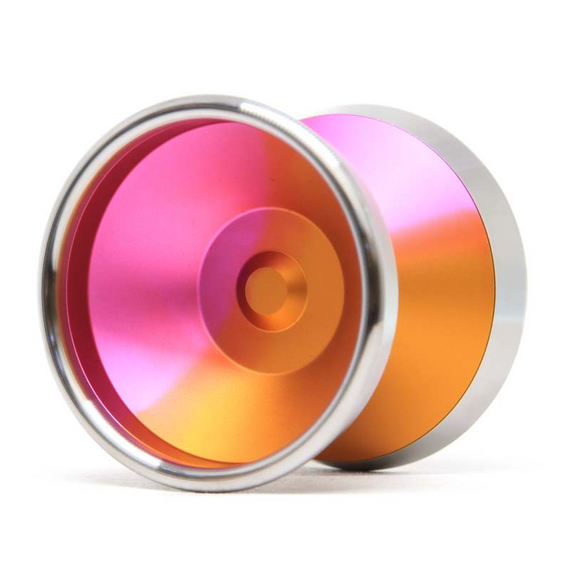 Kovové yoyo pro pokročilé YoYoFactory Demonspeed 2 Orange and Pink