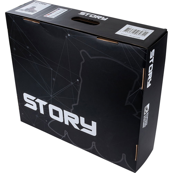 Rolki rekreacyjne Inline STORY Union Burgundowy