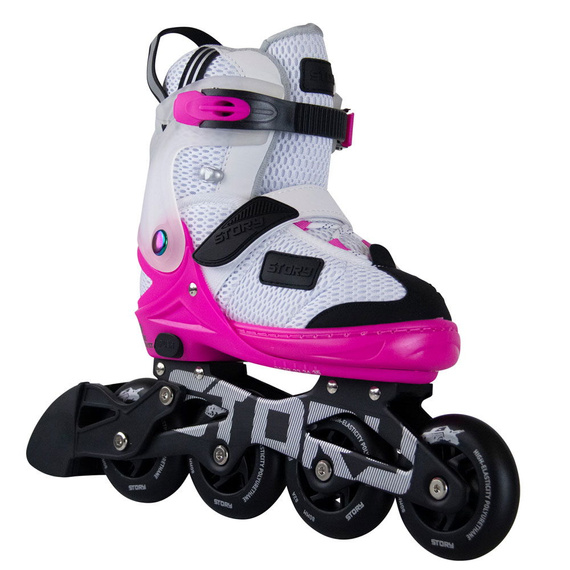 Story Motion Nastavitelné inline brusle růžová/bílá/černá
