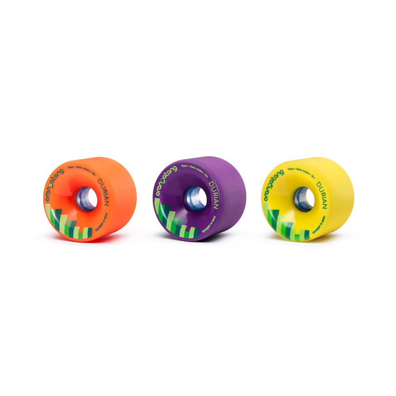 Orangatang Durian Longboard Wheels Yellow 75mm 86A