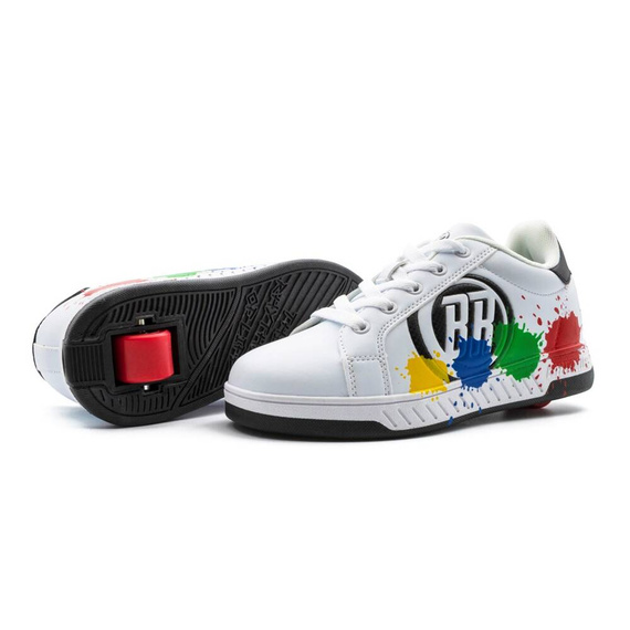 Breezy Rollers Splash White-Black-Multicolour Boty