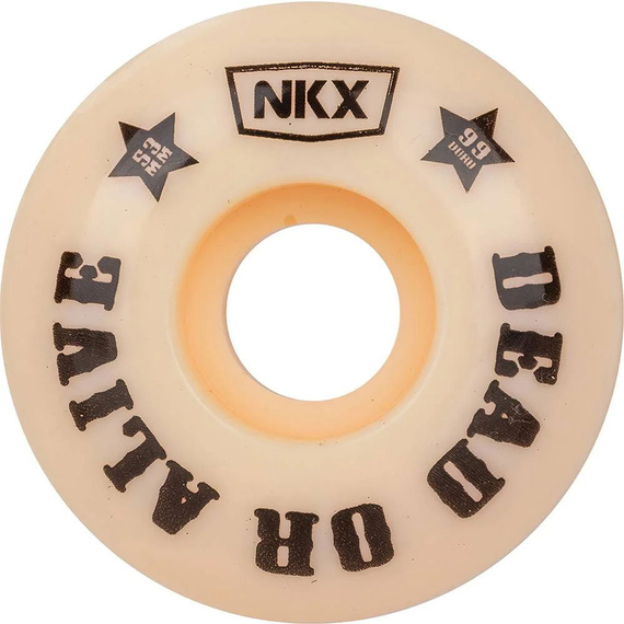 NKX Candy Series Dead or Alive Cream 53mm 99A skateboardová kolečka