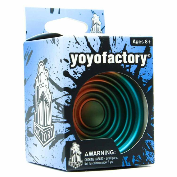 Kovové yoyo YoYoFactory Bullseye Orange Teal Fade