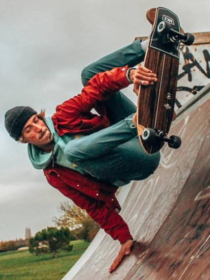 NKX Classic Cruiser Skateboard Blue 28"