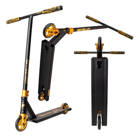 Story High Roller Street performance koloběžka černo-zlatá 87 cm