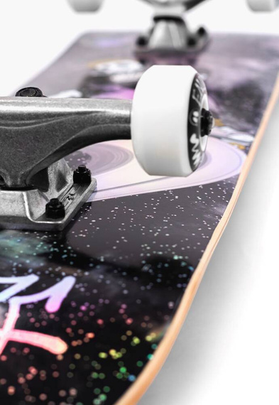 Skateboard Enuff Skully Hologram Mini Complete Black 7.25"